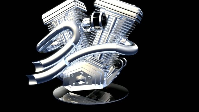 Motorcycle engine custom design video