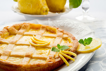 lemon cake - crostata al limone