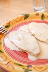 Filets de sole tropicale et sauce à la crème