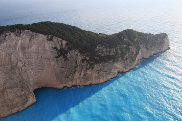 Obraz premium Licht und Schatten der Felsen