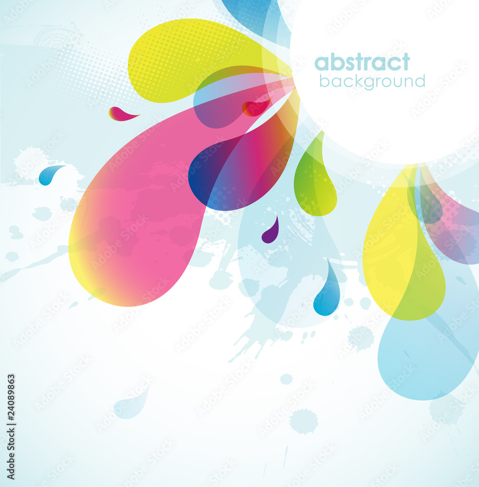 Canvas Prints abstract colored background.