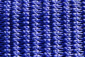 Fototapeta premium fisherboat net macro detail texture blue knots