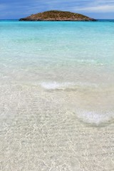 Illetes beach islands Formentera Balearic island