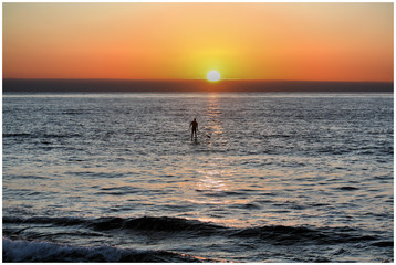 Fototapeta premium Sunset in La Jolla, California