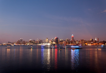 The Mid-town Manhattan Skyline