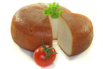 geräucherter Ziegenkäse