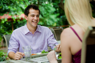 Couple Having Meal