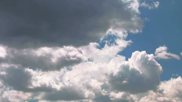 Heaven - Clouds and blue sky. Time lapse