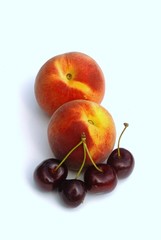 peches,cerises