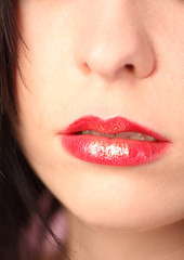 Obraz premium schöne Lippen