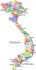 Vietnam map