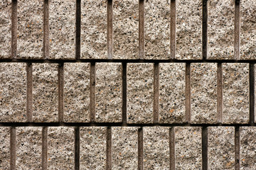 Cut Aggregate Block Wall
