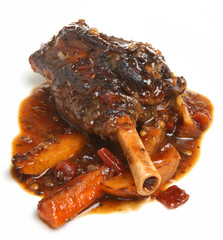 Lamb Shank with Roasted Vegetables