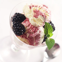 Blackberry Ripple Icecream