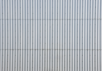 Metal facade of a building