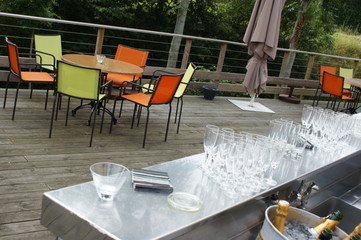 Terrasse d'un restaurant