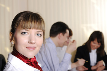 charming business woman