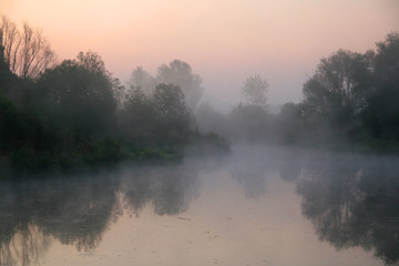Nebelstimmung an der Saale
