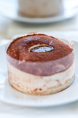 tasty home made tiramisu cake