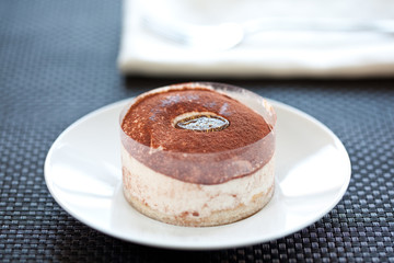 tasty home made tiramisu cake