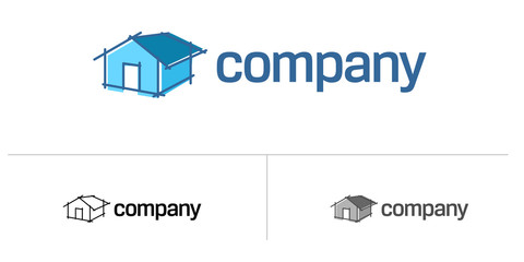 House logo for renovation company