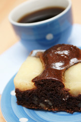 tasse kaffee mit kuchen