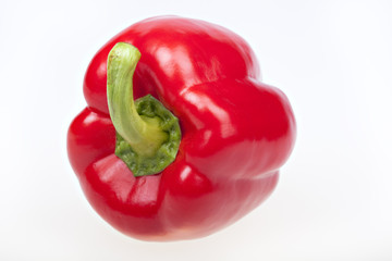 Red pepper isolated over white
