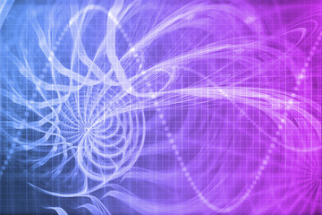 Alien Portal Abstract Background