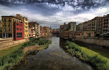 Naklejka na ściany i meble Girona, Espagne