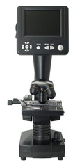 Digital Microscope with LCD Monitor. Include Clipping Path.