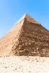 Fototapeta na wymiar the Khafre pyramid of Giza, Egypt