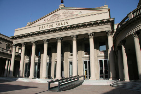 Teatro Solis, famous opera building in Montevideo, Uruguay