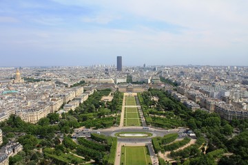 Fototapeta premium Vue de la tour eiffel