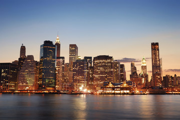 Obraz na płótnie Canvas Manhattan skyline in New York City