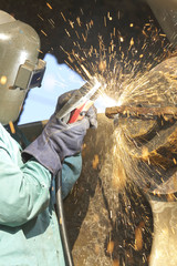 welders spark