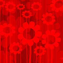 Abstract background in reds