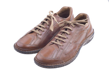 Brown men shoes