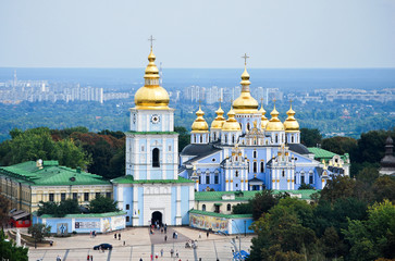 Fototapeta na wymiar Katedra Świętego Michała w Kijowie