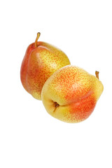 Tasty and isolated pears