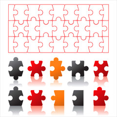 Naklejka premium puzzles details.jpg
