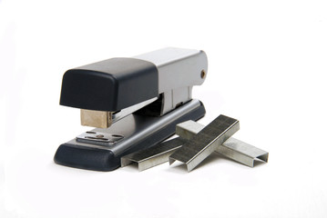 Stapler with staples