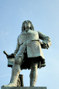 Georg Friedrich H&auml;ndel Statue in Halle an der Saale