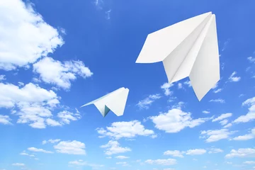 Möbelaufkleber Paper planes © Roman Sigaev