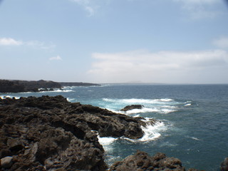 Felsen Westküste von Lanzarote