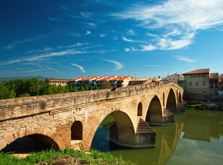 Old bridge in Navarra