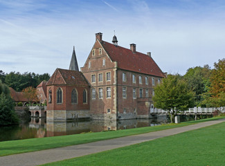 Fototapeta na wymiar Havixbeck Burg Hülshoff