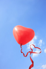Fototapeta na wymiar Serce Balloon