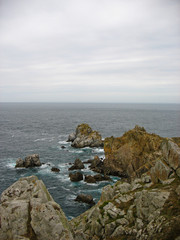 Brittany littoral and seaside (Tas de Pois, France)