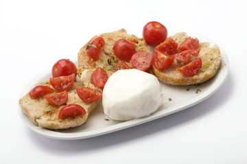 friselle e mozzarella