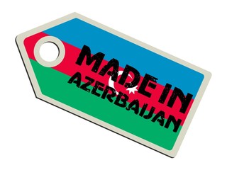 vector label Made in Azerbaijan